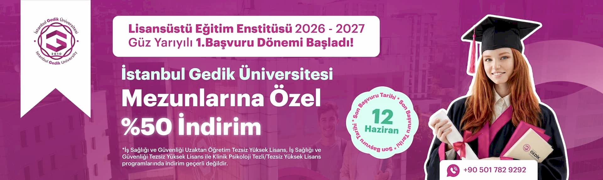 İstanbul Gedik Üniversitesi Lisansüstü Eğitim